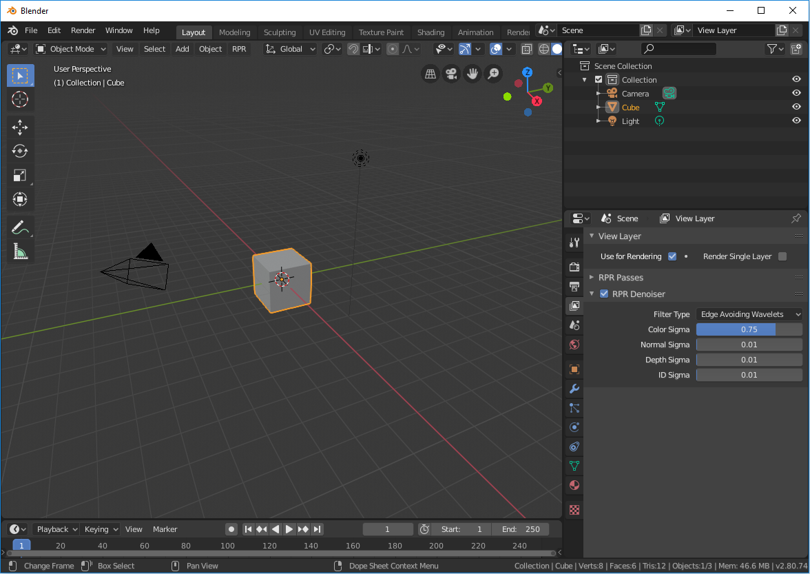 denoiser iii stuttering when rendered